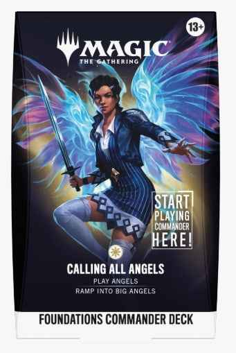 Magic The Gathering: Foundations Commander Deck (Calling All Angels) (PRE-ORDER) - CardVault Store
