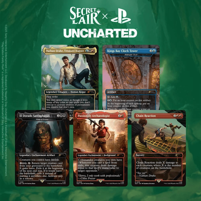 Magic the Gathering: Secret Lair x Uncharted Saga of Thieves (Non-Foil) - CardVault Store