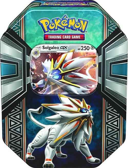 Pokemon TCG: Legends of Alola Solgaleo GX Tin