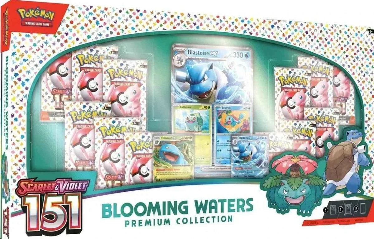Pokemon TCG: Scarlet and Violet - 151 Blooming Waters Premium Collection Box