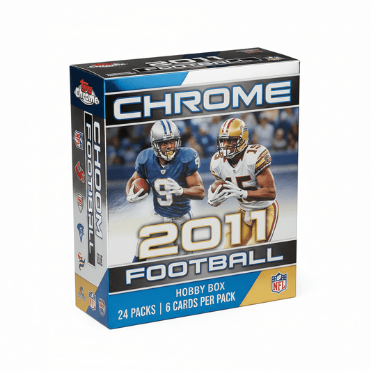 2011 Topps Chrome Football Hobby Box - CardVault Store