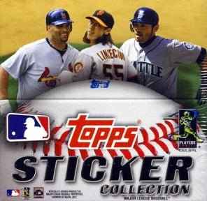 2011 Topps Sticker Collection Baseball Box - CardVault Store