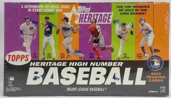 2015 Topps Heritage High Number Baseball Hobby Box - CardVault Store