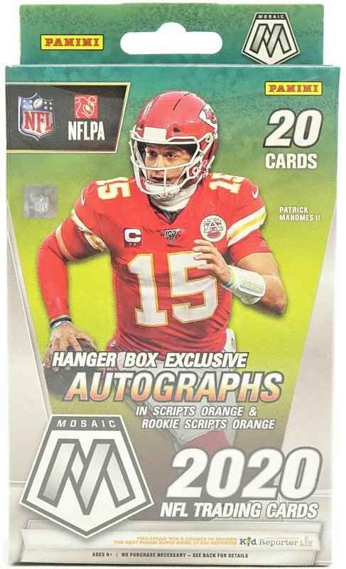 2020 Panini Mosaic Football Hanger Box (Reactive Orange Parallels) - CardVault Store