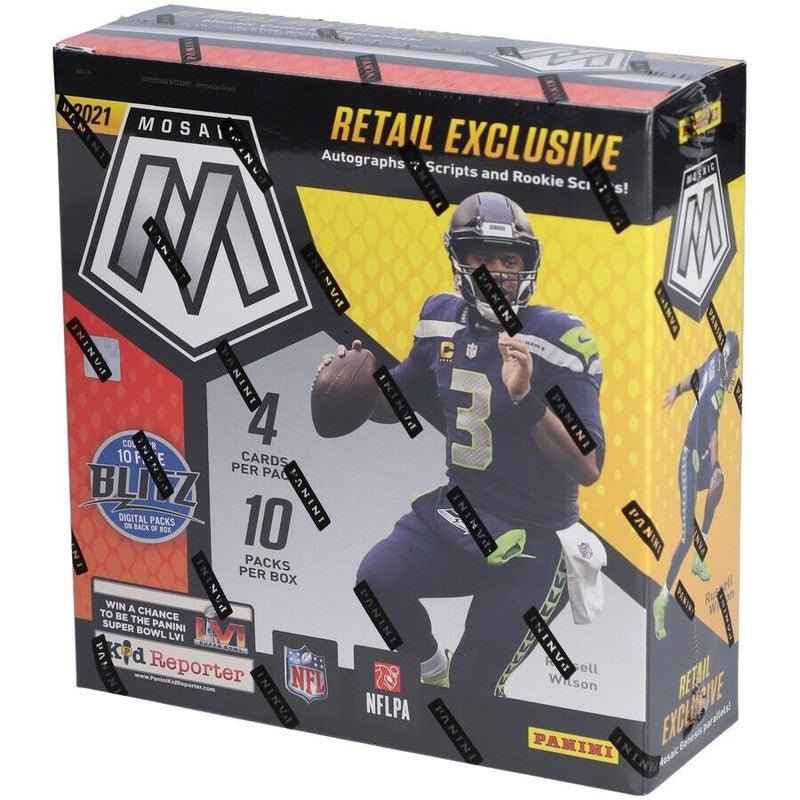 2021 Panini Mosaic Football Mega Box (Camo Red Parallels!) (Fanatics) - CardVault Store