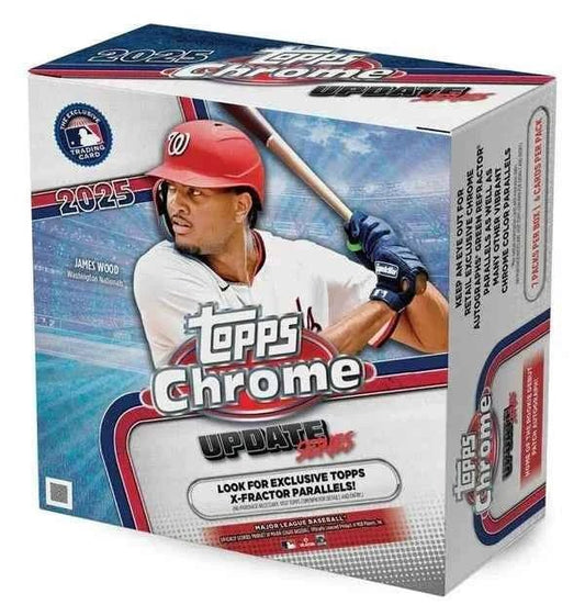2025 Topps Chrome Update Series Baseball Mega Box - CardVault Store