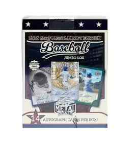 2026 Leaf Metal Draft Baseball Mega Jumbo Box - CardVault Store