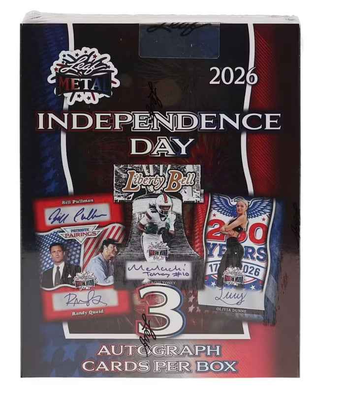 2026 Leaf Metal Independence Day Hobby Box - CardVault Store