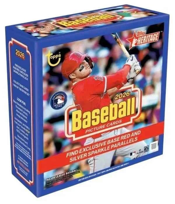 2026 Topps Heritage Baseball Mega Box - CardVault Store