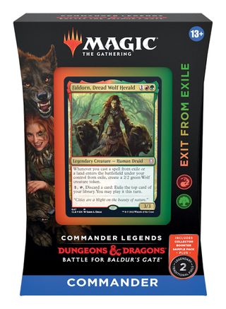 Magic the Gathering: Commander Legends - Battle for Baldur's Gate Exit from Exile Commander Deck