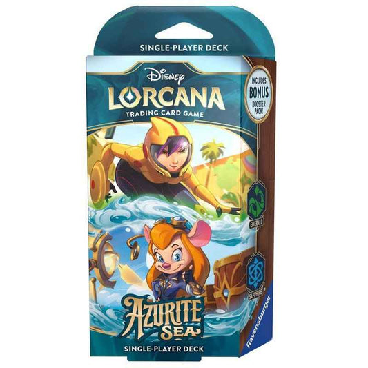 Disney Lorcana: Azurite Sea Starter Deck (Emerald and Sapphire) - CardVault Store