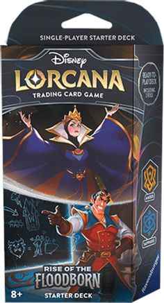 Disney Lorcana: Rise of the Floodborn Starter Deck (Amber & Sapphire) - CardVault Store
