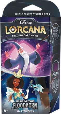 Disney Lorcana: Rise of the Floodborn Starter Deck (Amethyst & Steel) - CardVault Store