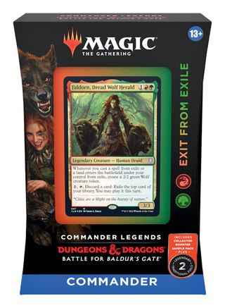 Magic the Gathering: Commander Legends - Battle for Baldur's Gate Exit from Exile Commander Deck