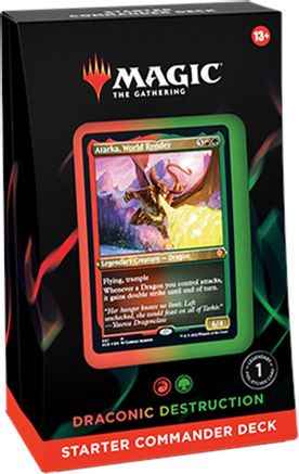 Magic the Gathering: Draconic Destruction Commander Deck - CardVault Store