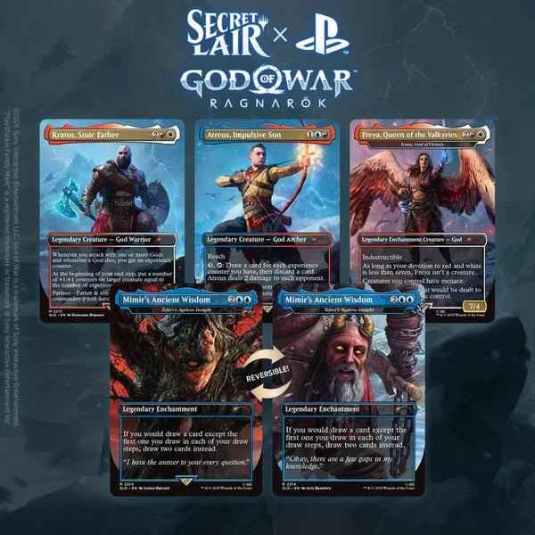 Magic the Gathering: Secret Lair x God of War: Norse (Non-Foil) - CardVault Store