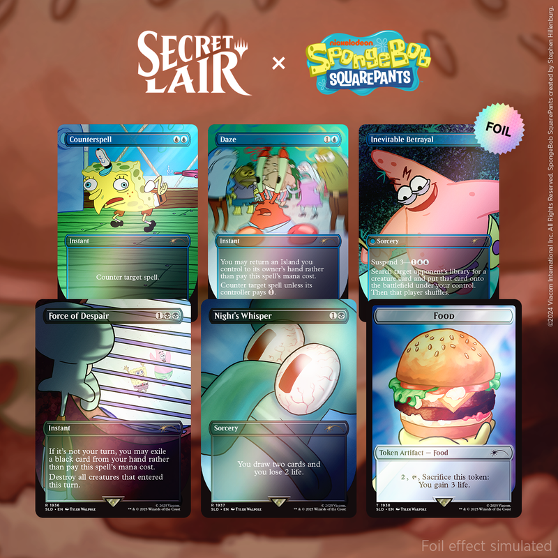 Magic the Gathering: Secret Lair x SpongeBob Square Pants - Internet Sensation (Foil) - CardVault Store