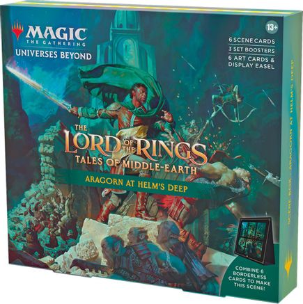 Magic the Gathering The Lord of the Rings: Tales of Middle-earth Scene Box (Aragorn at Helm's Deep) - CardVault Store