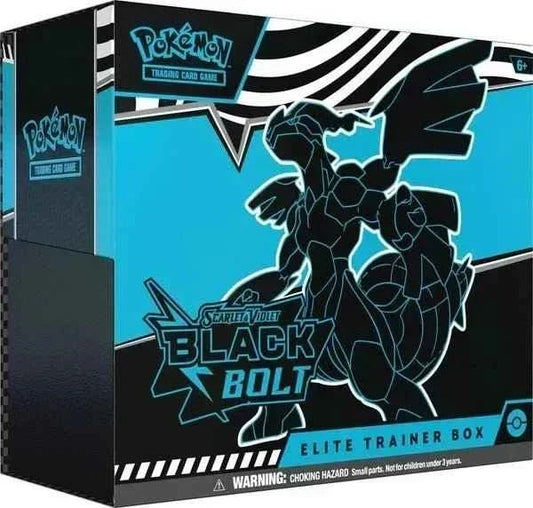 Pokemon Scarlet and Violet: Black Bolt Elite Trainer Box