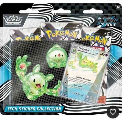 Pokemon Scarlet and Violet: Black Bolt Tech Sticker Collection Box