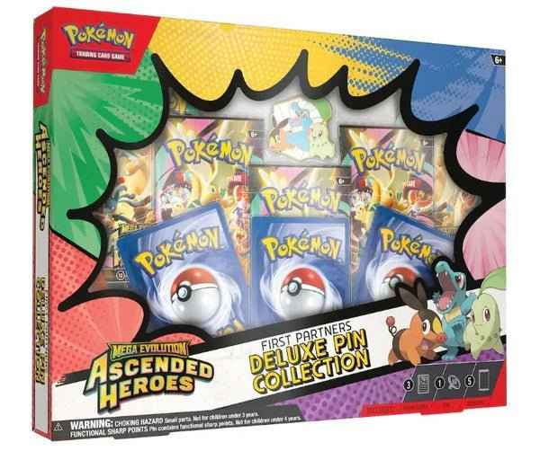 Pokemon TCG: Mega Evolution - Ascended Heroes First Partner Deluxe Pin Collection Box