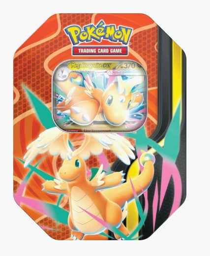 Pokemon TCG: Mega Evolution - Mega Forces Tin (Mega Dragonite EX) (PRE-ORDER) - CardVault Store