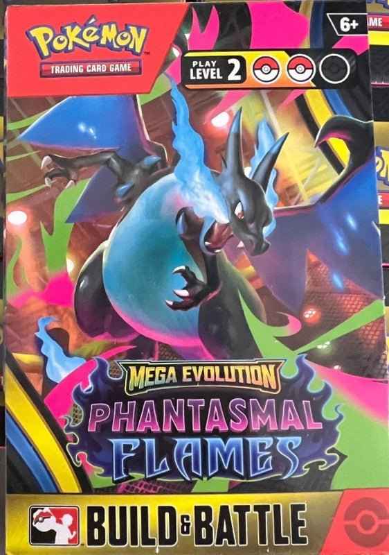 Pokemon TCG: Mega Evolution - Phantasmal Flames Build and Battle Box