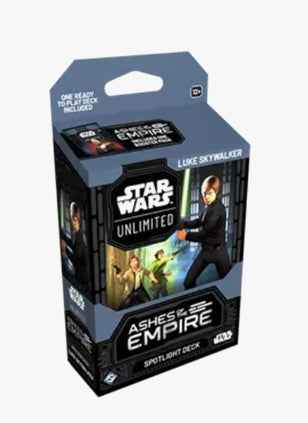 Star Wars Unlimited TCG: Ashes of Empire Spotight Deck - Luke Skywalker - CardVault Store